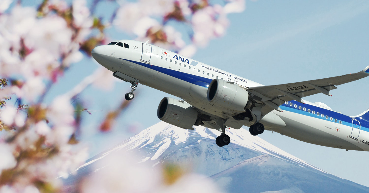 Singapore to Japan Flights for S$548 with ANA's Hello Blue