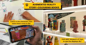 augmented reality story colouring books