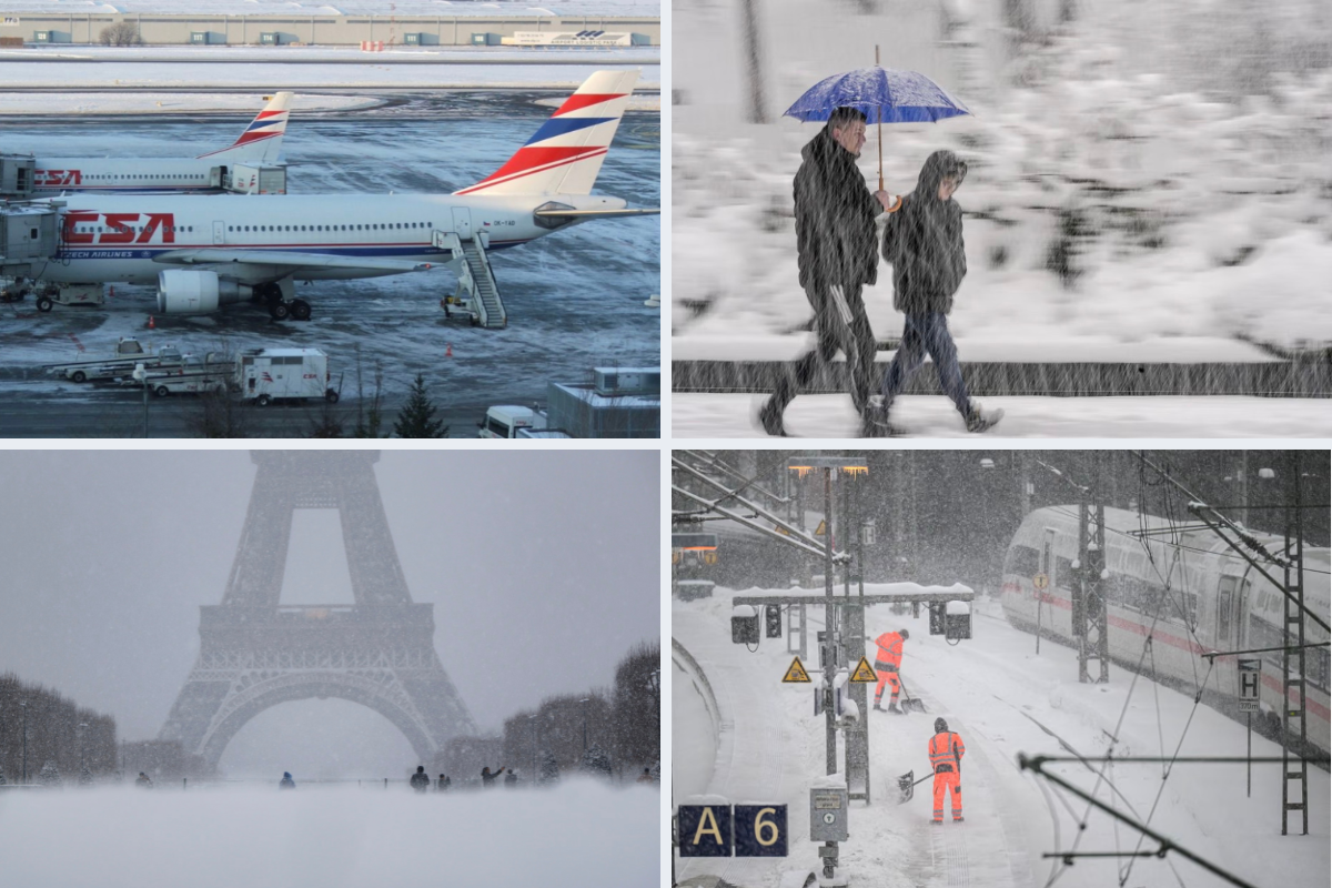 Winter Weather Wreaks Havoc in Europe, Disrupting Travel