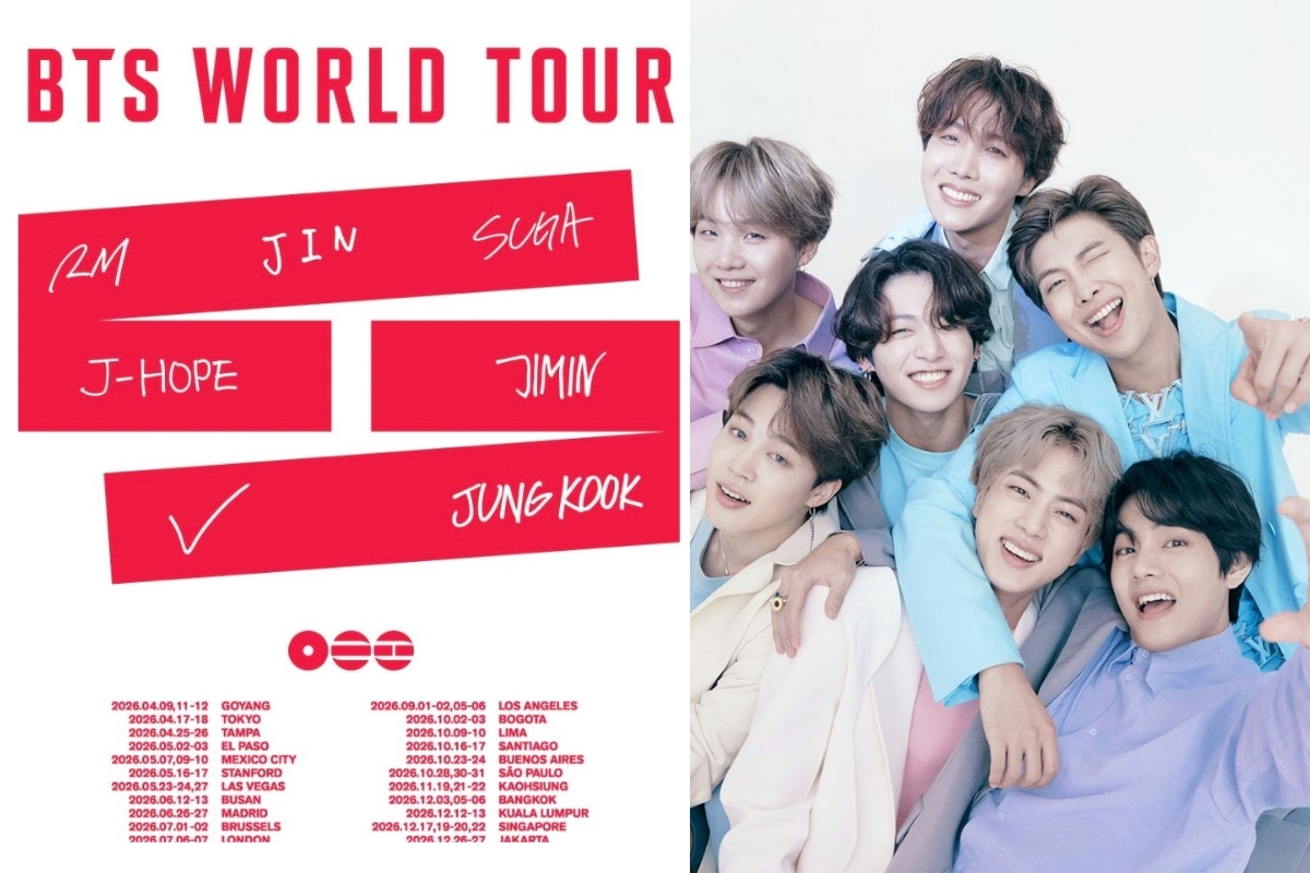 Catch BTS Live in Singapore in 2026 at their Four-Night Live World Tour!